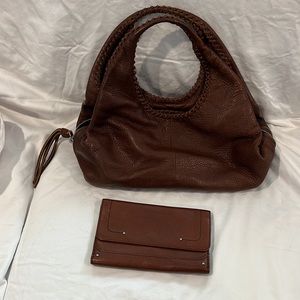 Banana Republic Leather Hobo and Wallet